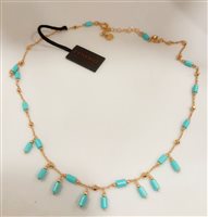 Collana Venerio Donna in Argento Pasta di turchese COE5LN0276 - COE5LN0276